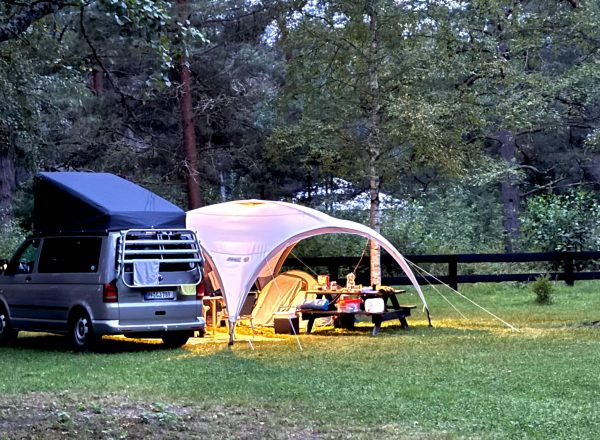 Seaside tent sites